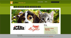 Desktop Screenshot of pienso-mascotas.com